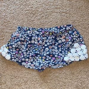 Girls Floral Shorts